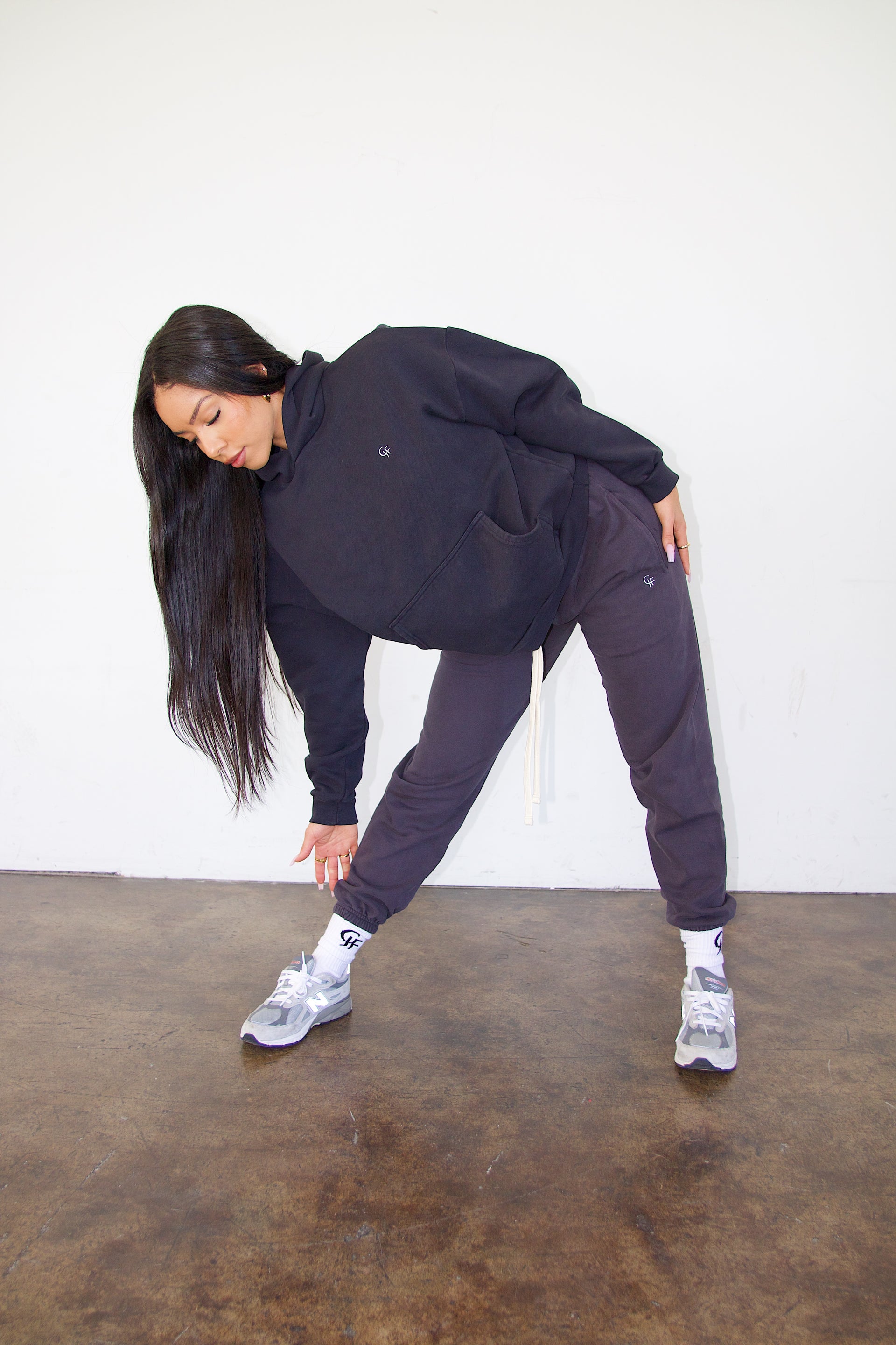 GJF Cozy Hoodie - Vintage Black