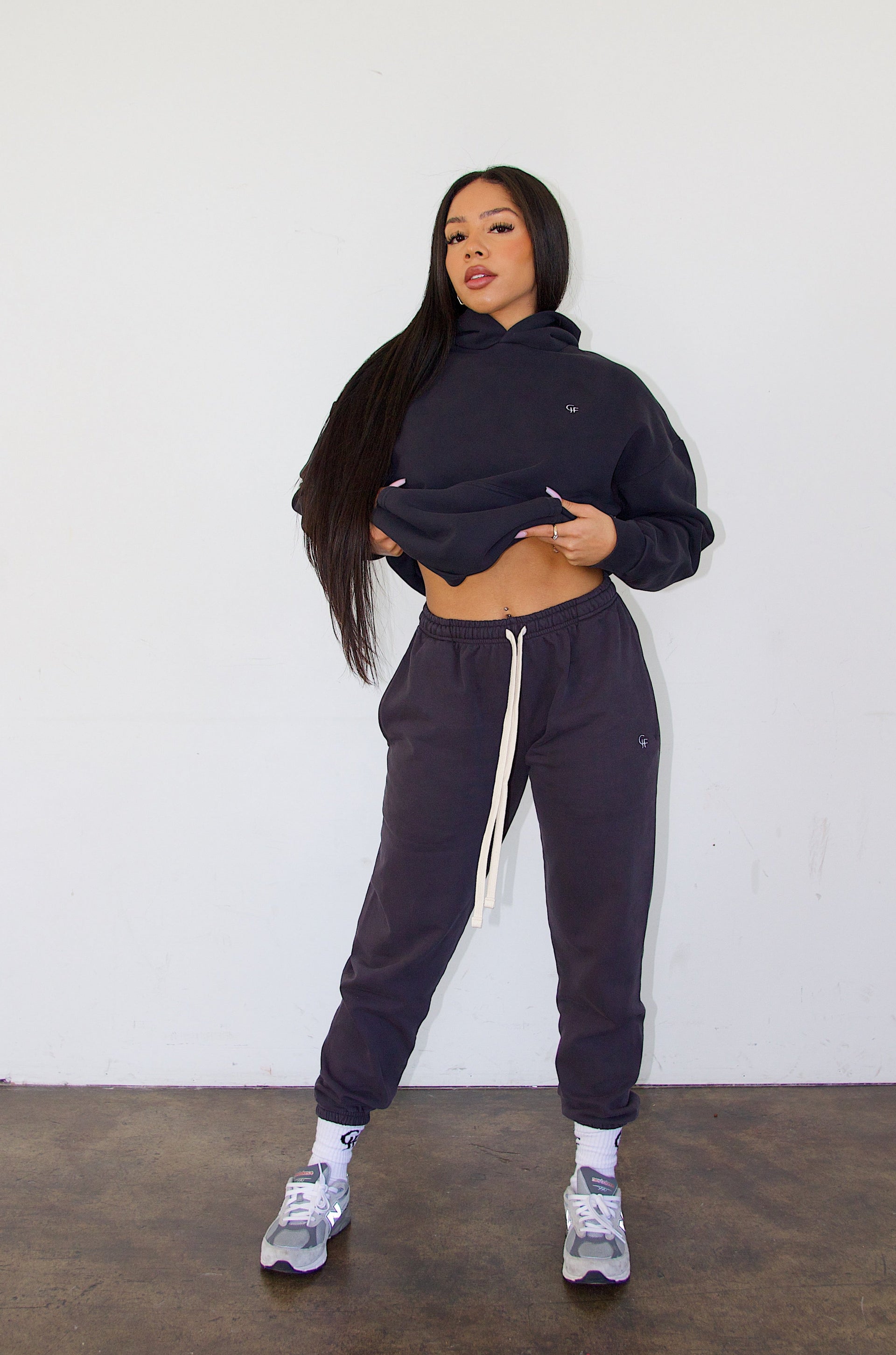 GJF Cozy Hoodie - Vintage Black